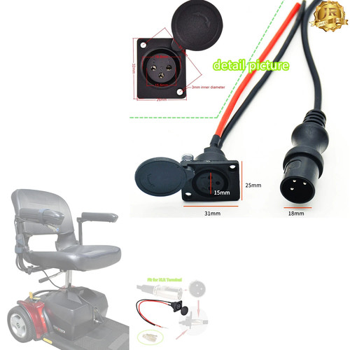 Charging wire plug xlr cannon - wire,